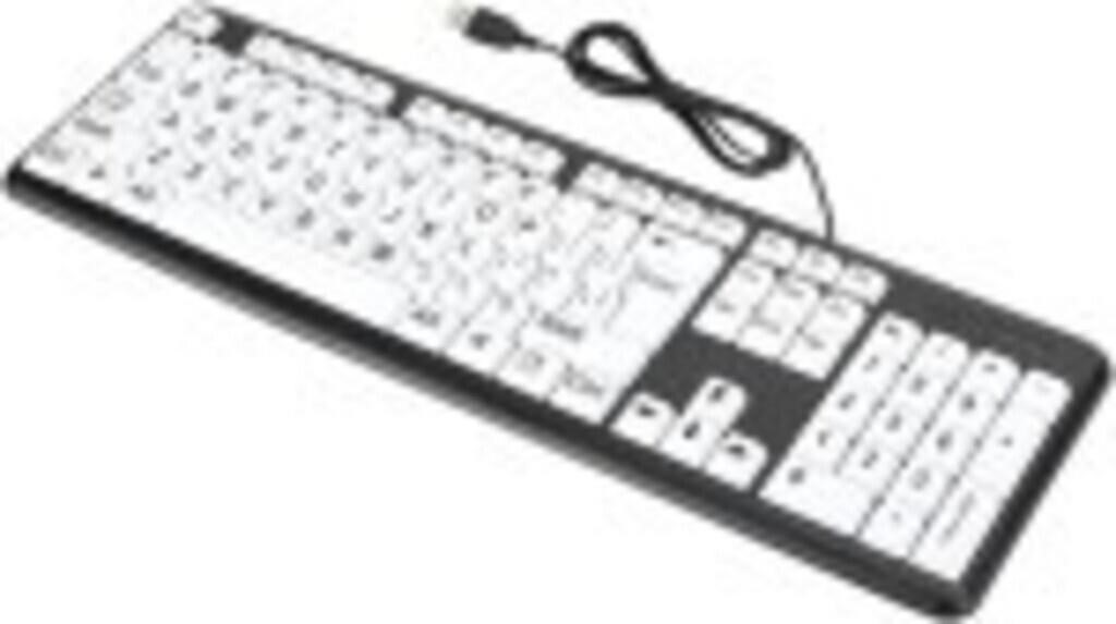 Large Print Computer Keyboard, USB High