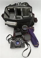 (II) Minolta  X- 700 Camera , Lens , Books & Bag