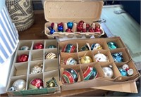 Lot of Various Vintage Glass Ornaments, 1940-60's