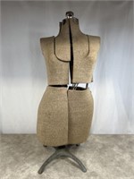 Vintage dress maker dress form with stand