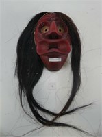 JACOB E. THOMAS CARVED WOODEN SPOON MOUTH MASK