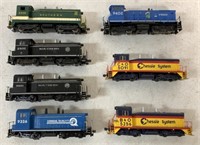 7 HO Train Engines-Con-Cor, Life-Like, Kadee other