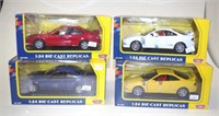 Four Motor Max Honda model cars