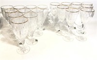 Lot of Mikasa Germany Crystal Wine Glasses