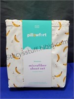 Twin Microfiber Sheet Set  Bananas