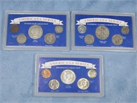 Three Americana Series Coin Sets
