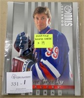 Lot of 19 Oversize 8x10 Hockey Cards
