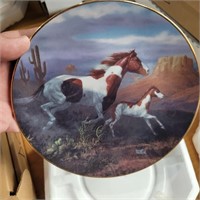 "desert shadows" collector plate