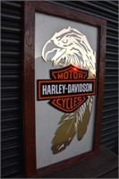 Harley Davidson - Framed Eagle - REPRO