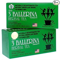 3 Ballerina Tea Extra Strength - 2 Pack (36 Tea Ba