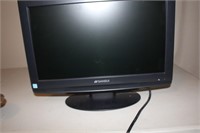 Sansui HDLCD19WB TV w/ antenna and converter box