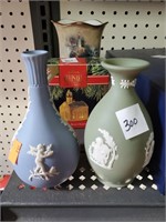 2 Jasperware  Wedgwood England Vases