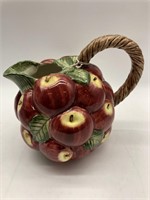 Fitz & Floyd 2 Qt Red Apple Pitcher