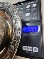2 Sterling bowls 158.3 grams marked Sterling