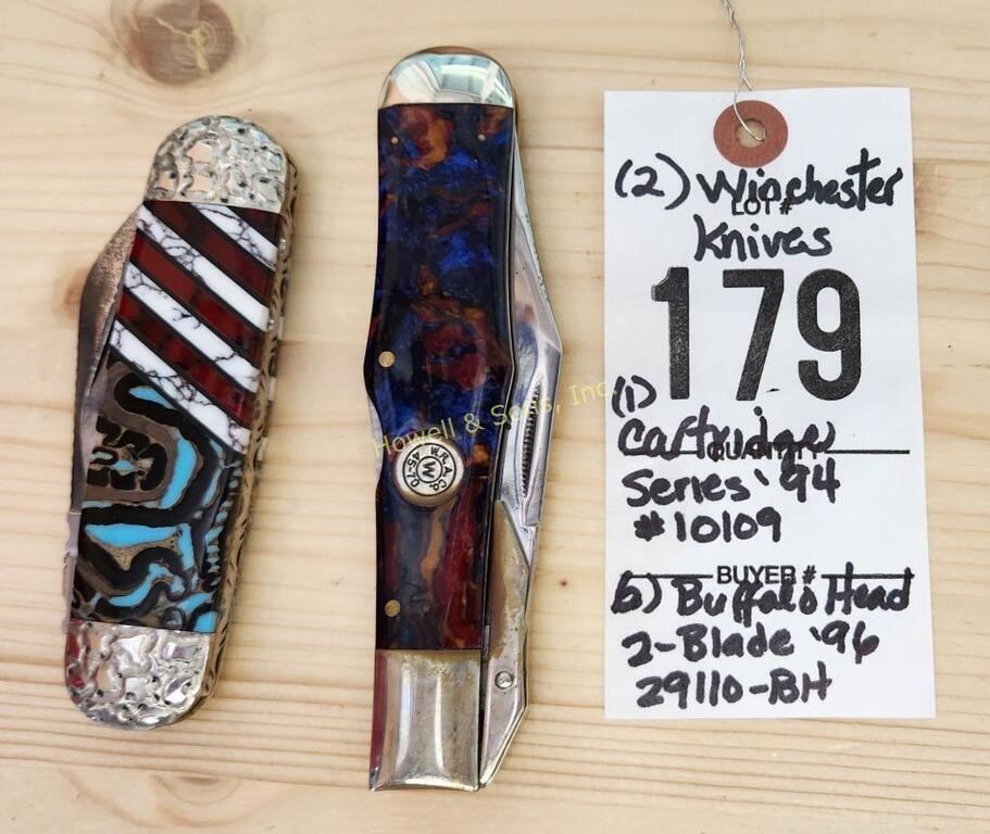 (2) Winchester Folding Knives: