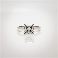 14kt Gold 2 Carat Cushion Diamond Engagement Ring