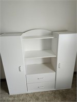 Composite board dresser cabinet