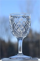Early Pressed Glass Stemmed Cordial