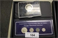 2PC COIN COLL. SOME SILVER