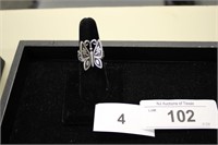 JAMES AVERY BUTTERFLY MARIPOUSA SILVER RING