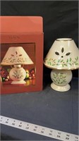 Lenox holiday candle lamp