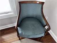 BEAUTIFUL ANTIQUE ACCENT CHAIR 1 OF 2