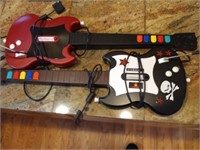 Pair of Red Octane Guitar Hero Controllers