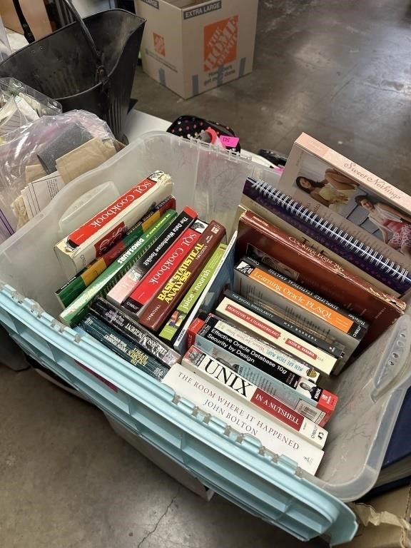 BIN OF BOOKS