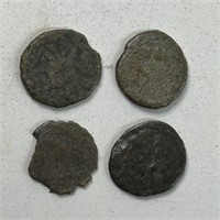 (4) ANCIENT ROMAN COINS