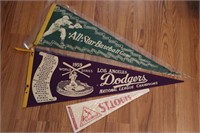 Vintage Baseball Pennants