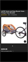 In step Quick and EZ bicycle trailer (NEW)
