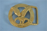 Eagle Brass Belt Buckle