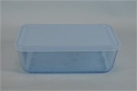 Blue Glass Dish w/ Lid