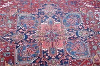 Vintage 10 x 14 Persian Wool Carpet