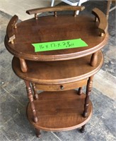 3 tier telephone stand w drawer