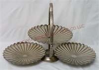Vintage Folding Tiered Server ~ Made in England