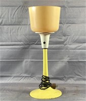 Vintage 19" Yellow Lamp