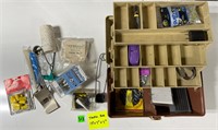 Plano Tackle Box&misc electrical parts