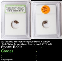 Authentic Meteorite Space Rock Campo Del Cielo Arg