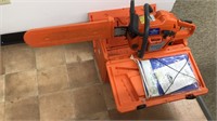 Husqvarna model 350 chainsaw. Comes with owners