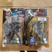 Unopened Army of darkness film figures