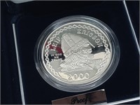 Leif Ericson Bicentennial silver dollar