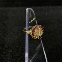 DMG Gold Ring with Gems