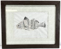 Gyotaku Fish Print Artwork