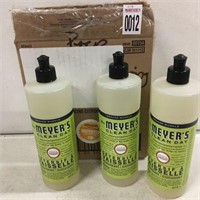 MRS MEYERS CLEAN DAY DISH SOAP (X3)