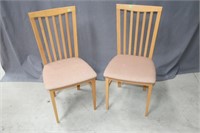 2 Wood Chairs