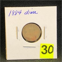 1884 Seated Dime