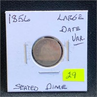 1856 Seated Dime