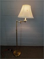 Metal Floor Lamp W/ Shade - Powers Up