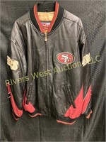 San Francisco 49ers NFL Leather Jacket (L)